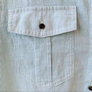 Patagonia Tops - Patagonia stripe button down green and white S Patagonia Tops - Patagonia stripe button down green and white S